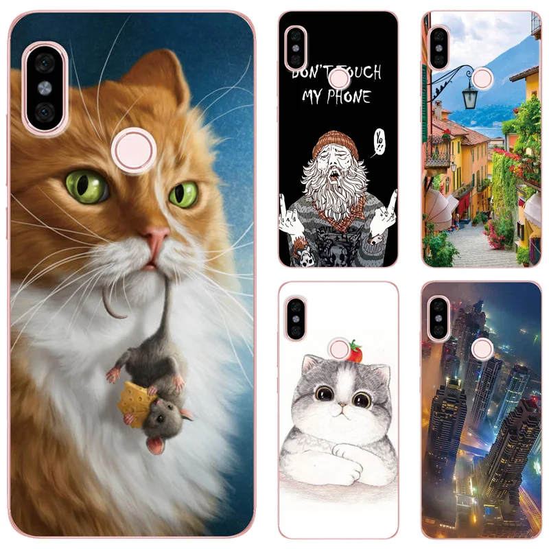 

Case For Xiaomi Redmi Note 6 Pro 6.26" Printing Drawing Patterned For Xiaomi Redmi Note 6 Pro Case Phone Protector Back Cover