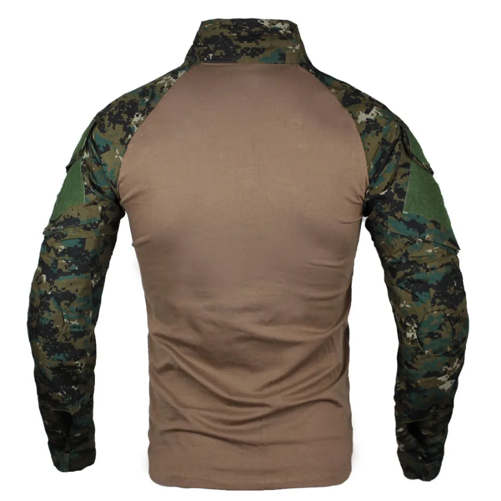 Мужские тактические походные рубашки мультикамера Военная Маскировочная Военная Мужская рубашка с длинными рукавами охотничьи футболки большого размера 5XL