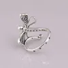 Genuino 925 plata esterlina de ensueño anillo libélula CZ Compatible para las mujeres regalo de compromiso de boda de Europa de ► Foto 3/3