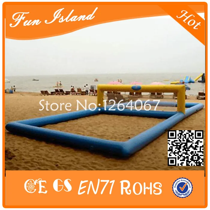 Free Shipping Inflatable Beach Volleyball Court, inflatable volleyball