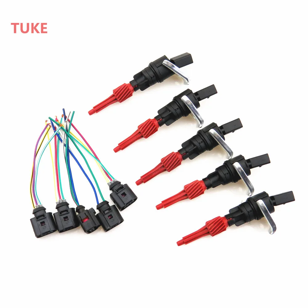 RWSYPL Qty5 Odometer Speed Sensor + Cable Plug 1H0 919 149 C 1J0 973 ...
