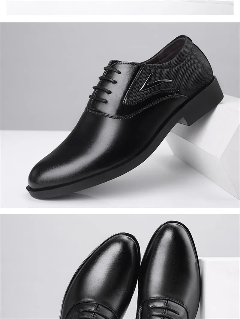 Classic Pointed Oxford Fashion Men's Business Party Shoes