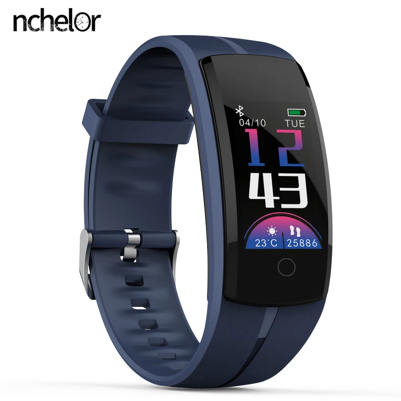 

Smart watch men IP67 Waterproof GPS Blood Pressure Watch Band Heart Rate QS100 waterproof Tracker Bracelet for IOS and Android
