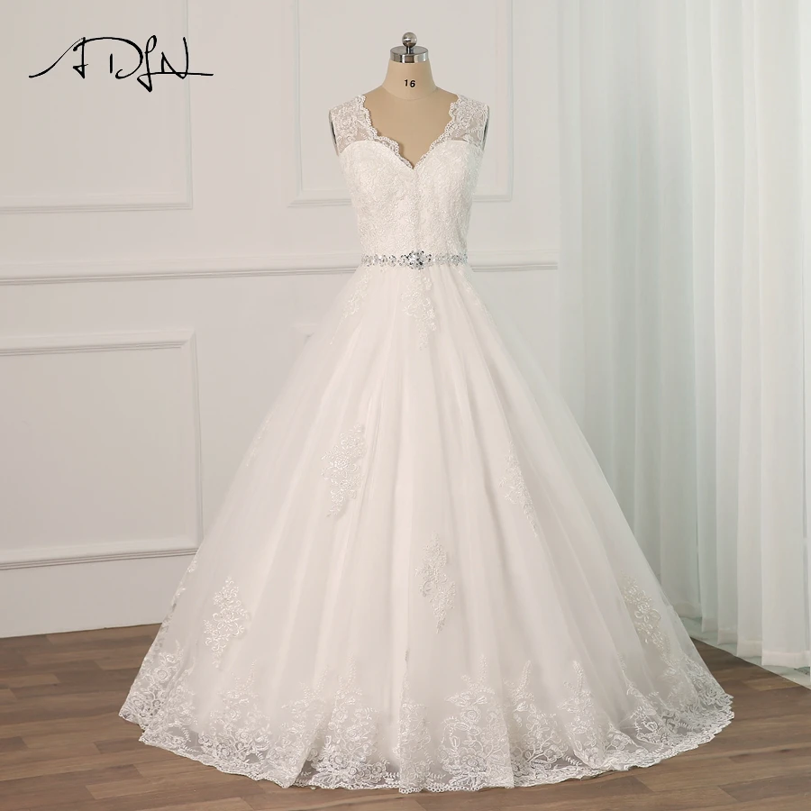 Buy ADLN Sexy Lace Applique Wedding Dresses Plus Size