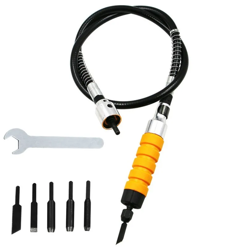 Electric Carving Tool Knife Flexible Flex Shaft Electric Chisel+5