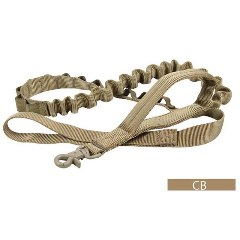 Tactical Hunting Dog Leash with Dual Handle Airsoftsports paintball