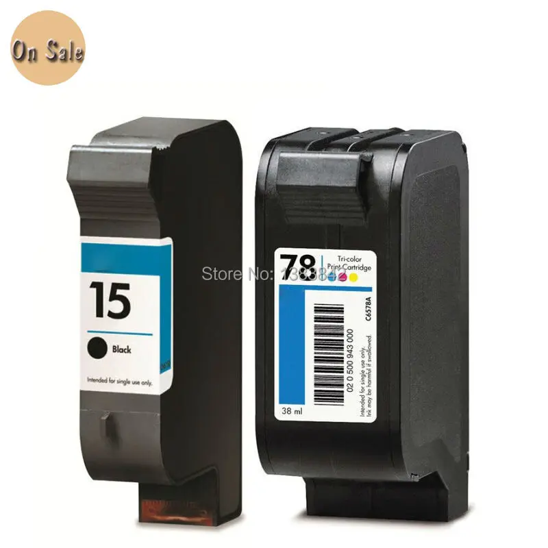 Hisaint струйный картридж для HP 15 78 15xl 78XL HP15 hp78 HP15XL HP78XL Deskjet 810c 812c 840c 845c | Компьютеры и