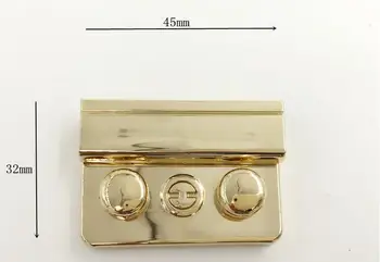 

DIY fashion light gold bag lock purse lock, handbag lock, Bag parts, Bag hardware accessory, hardware parts