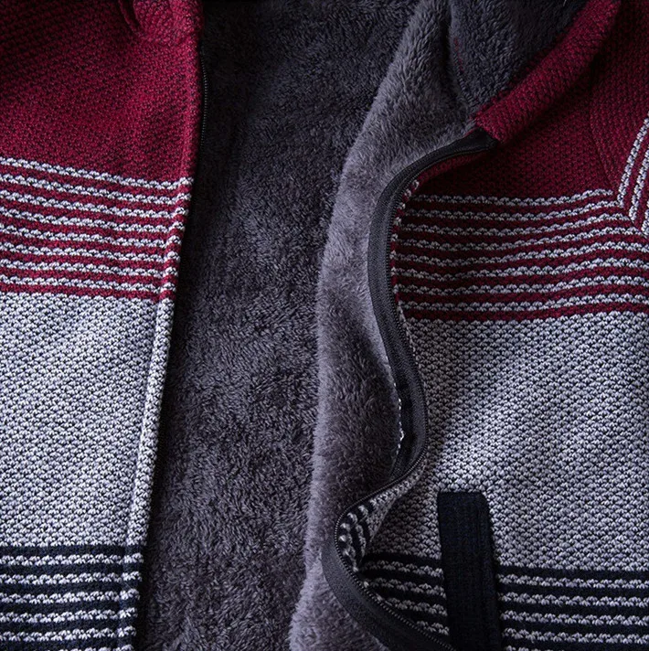 Новейшая модель; Для мужчин худи осень-зима свитер Для мужчин застегивать Повседневное эластичное вязаное пальто Кардиган Куртка Верхняя