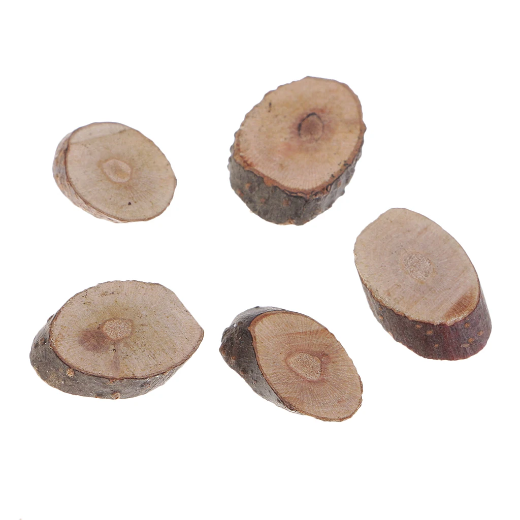Assorted Sizes Rustic Wood Log Slices Discs Cutout Circle Semicircle Wood Disks Crafts Paint Decor For Wedding DIY Decorations