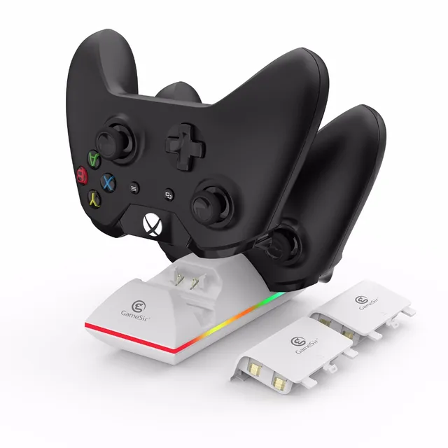 Best Offers GameSir W60X611 Wireless Controller Charging Station with 2x 800mAh Rechargeable Battery Packs and USB Cable for Xbox One