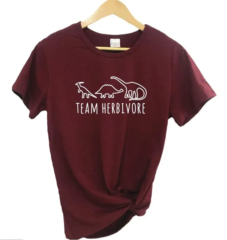 Женская футболка с коротким рукавом и надписью PADDY DESIGN Team Herbivore Харадзюку