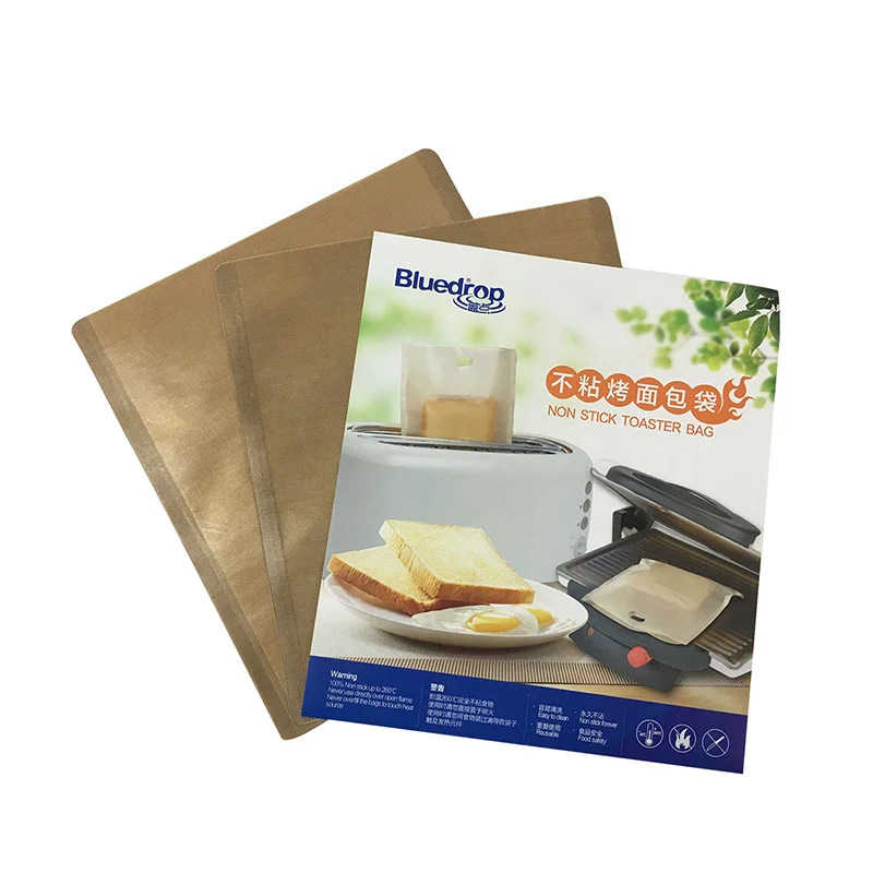 Set of 12 Non stick toaster bags sandwich bags Teflon grill cheese bags