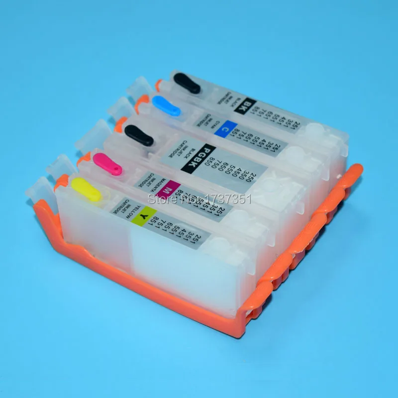 

2 sets PGI-570 CLI-571 5 color refill ink cartridge with auto reset chip for Canon PIXMA MG5753 printer pgi 570 cli 571