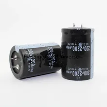 12 шт.-2 шт. 200V 2200 мкФ 2200 мкФ 200V Объем электролитного конденсатора 35X50 мм лучшего качества