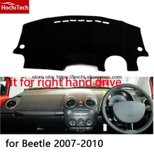 For Volkswagen VW beetle right hand drive dashboard mat Protective pad black car styling Interior Refit