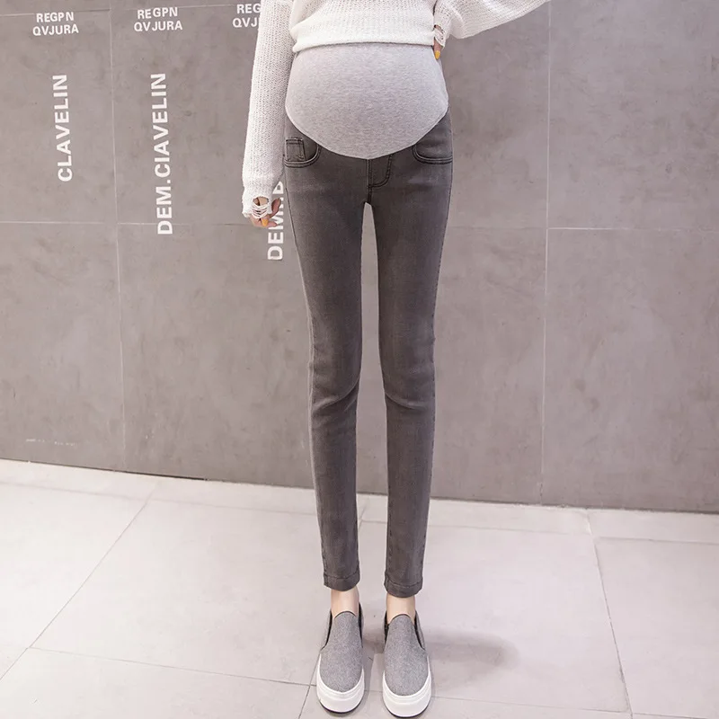 Высококачественные брюшные Брюки для беременных; джинсы для беременных женщин; одежда; обтягивающие джинсы; джинсовая одежда для беременных; брюки для беременных
