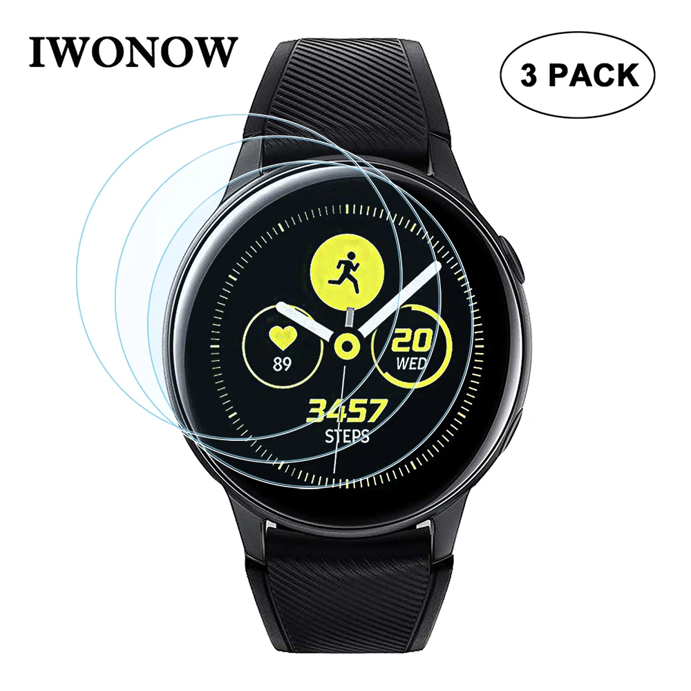Закаленное стекло IWONOW твердостью 9H для Samsung Galaxy Watch Active 40 мм (SM R500) защита экрана