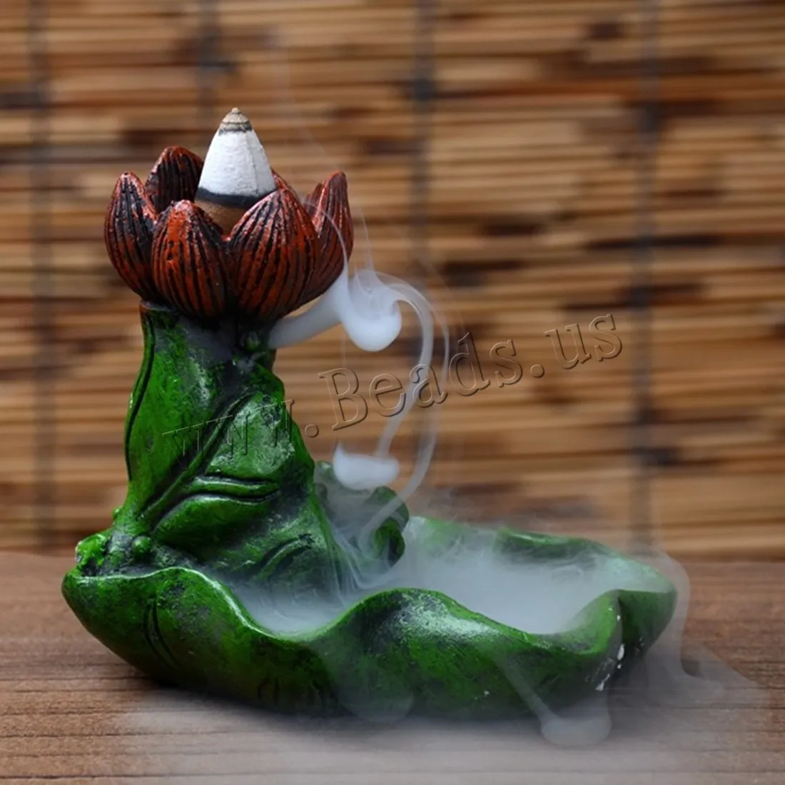 Lotus Flower Somke Waterfall Backflow Incense Burner Aromatherapy Furnace Censer Incense Holder Home Decor Fashion Decoration
