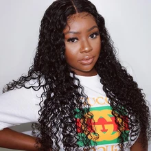 Elva 13*6 парики из натуральных волос на кружеве с детскими волосами предварительно выщипанные волосы парики на кружеве для черных женщин бразильские волосы remy