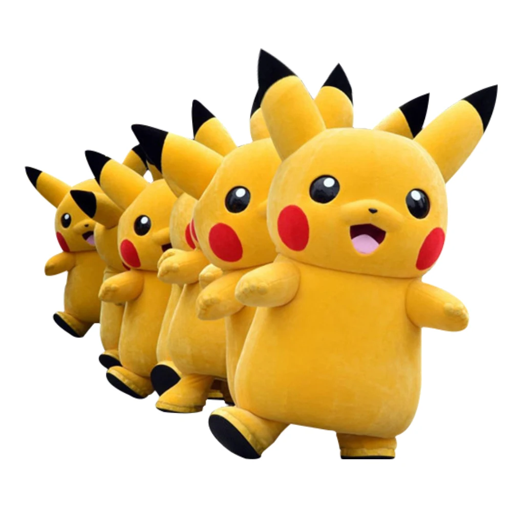 Grade Deluxe Pikachu Mascot Costume Cartoon Character Costumes Mascot
