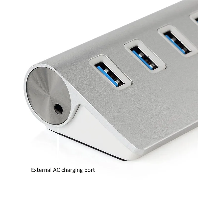 BinFul USB HUB 3 0 Aluminum Super Speed 5Gbps 7 Ports Portable USB 3 0 HUB 4