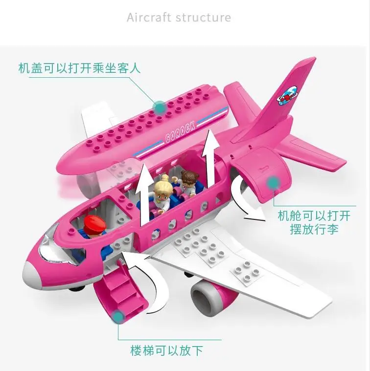 pink aeroplane toy