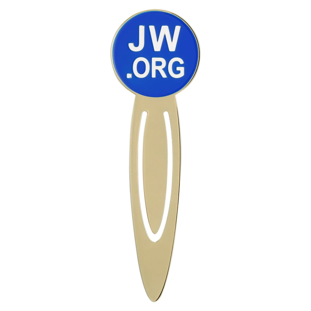 

Jw.org Metal Bookmark- Gold Color - Bookmark Page Saver Marker Clip Style
