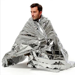 Water Proof Emergency Survival Camping Survival Sport First Aid Sliver Rescue Rescue Blanket Foil Thermal Space Curtain Outdoor
