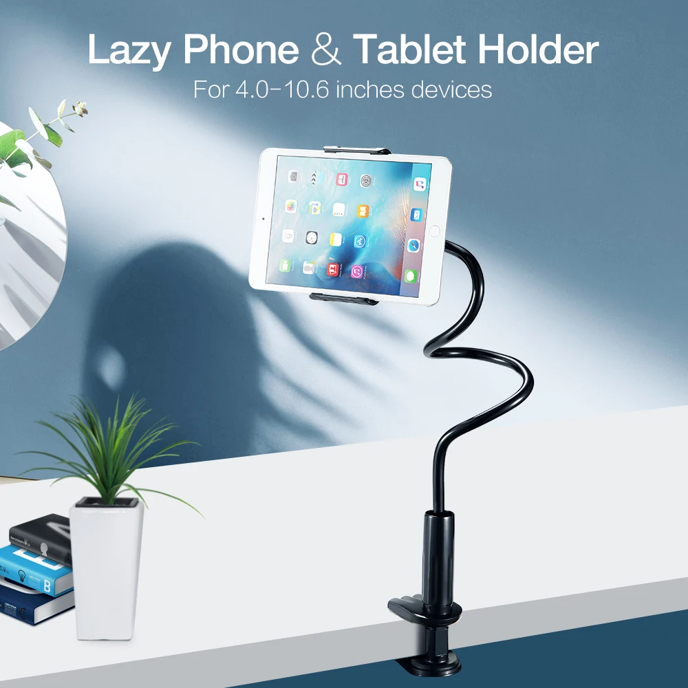RAXFLY ленивый держатель для Планшета Телефона iPad iPhone 360 вращающиеся Гибкие Длинные