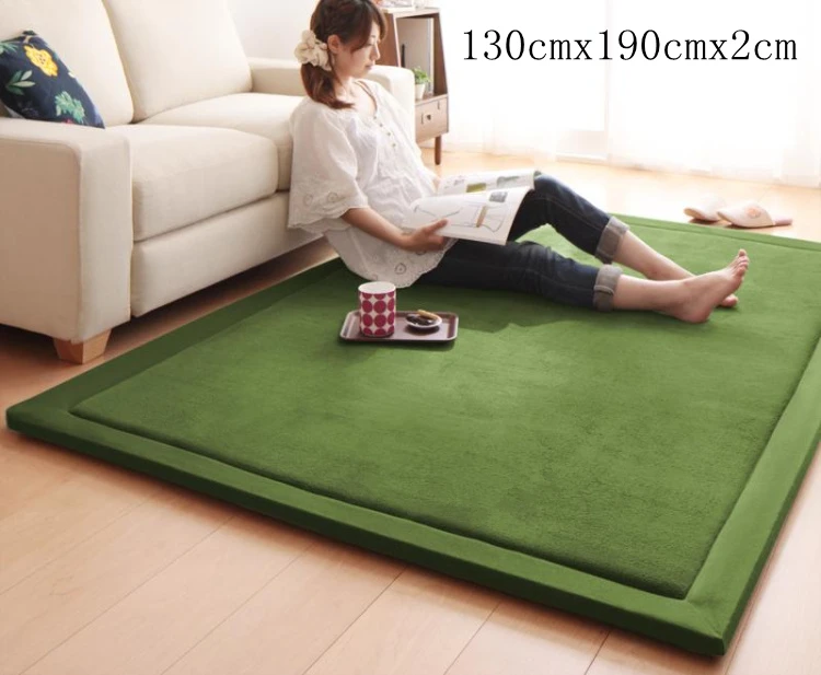 Top Quality 130cm 190cm 100 Polyester Coral Velvet Tatami Floor