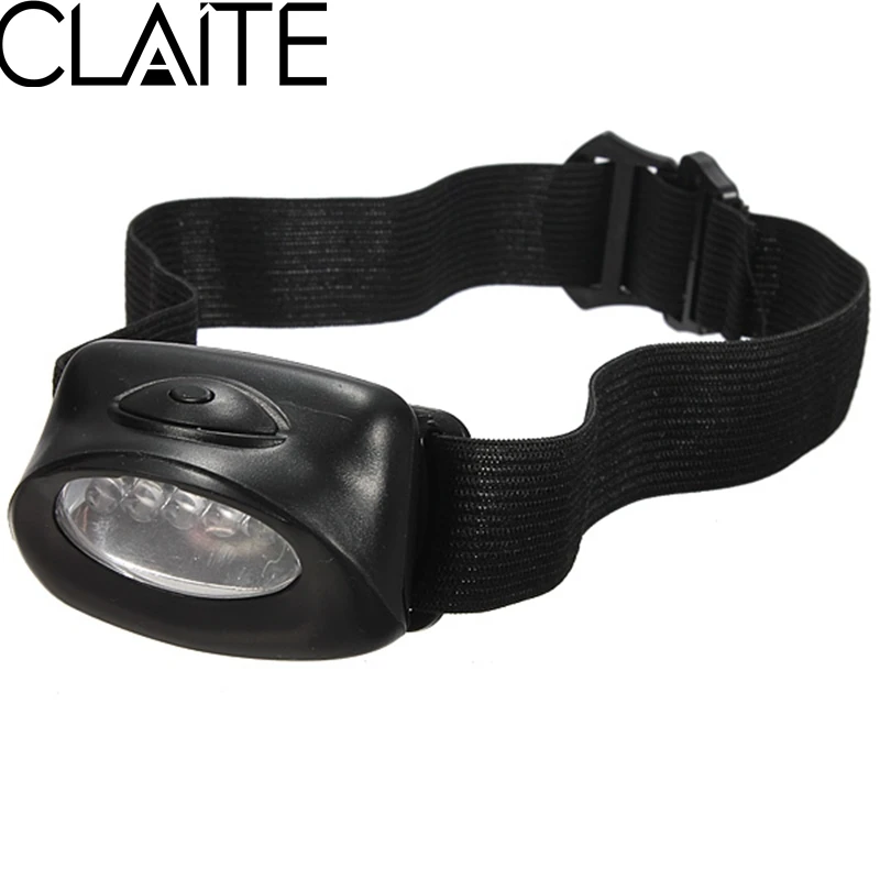 

CLAITE 5 LED 7 Mode Super Bright Waterproof Hiking Headlamp Outdoor Headlight Head Torch Lantern for Night Ride Camping caving