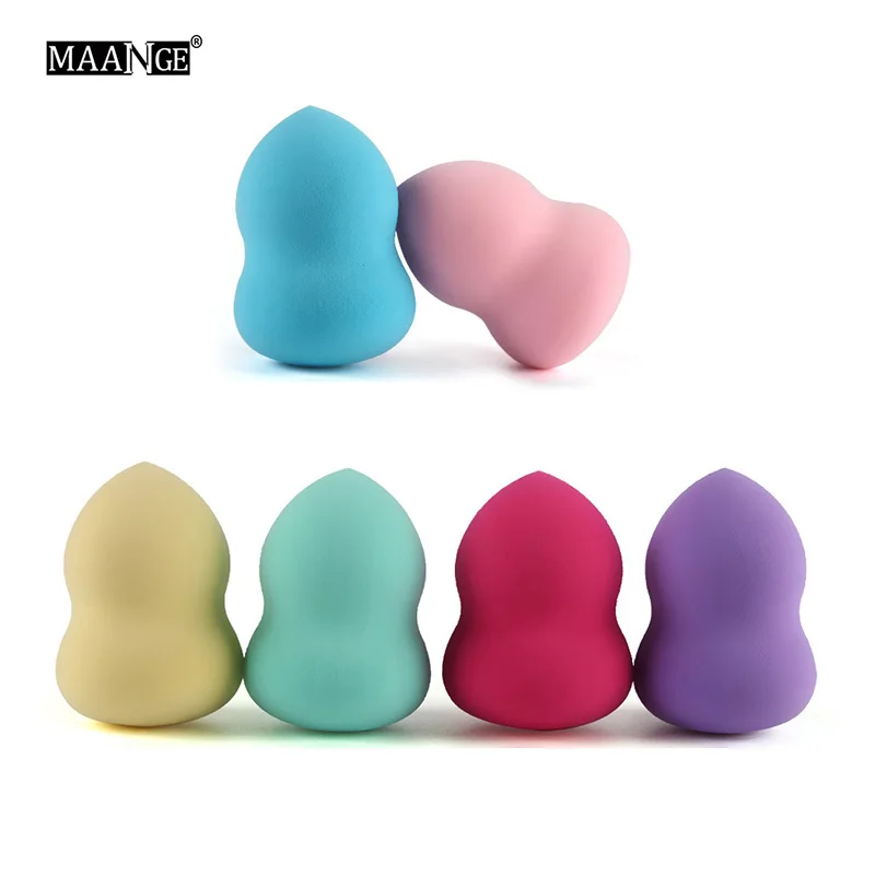 2 шт./компл. Calabash красочная губка для макияжа Puff Foudation BB крем пудра тени для век Румяна слоеного цвета случайный