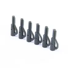 20 компл./лот Карп рыболовные снасти безопасности свинцовые зажимы с булавками+ хвост резиновые трубки карп рыболовные снасти рыболовные принадлежности PESCA