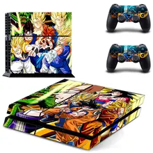 PS4 Dragon Ball Z виниловая кожа Наклейка Обложка для Playstation 4 Системы консоли и Пульты ДУ для игровых приставок