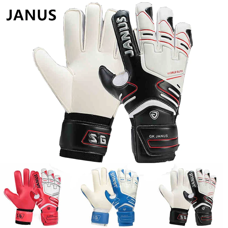 2016 New Professional Latex Soccer Goalkeeper Gloves Finger Protection