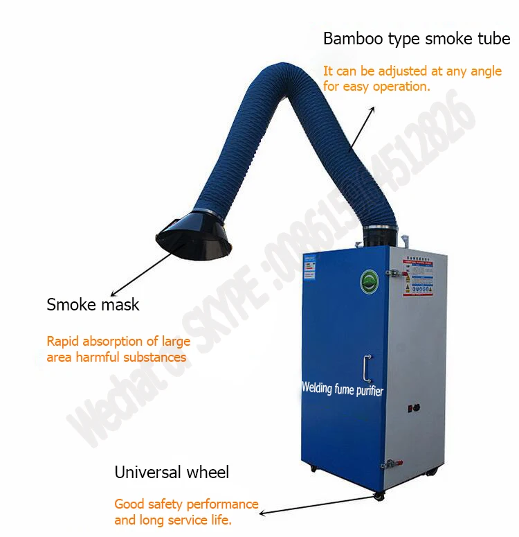 Сварочный очиститель дыма, портативный припой дымовой пылесборник, оборудование для защиты окружающей среды, промышленная сварка