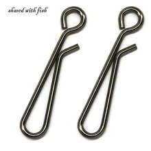 100 шт. рыболовный подвесной рыболовный захват рыболовные снасти Giratorios Pesca Emerillon Peche Рыбалка size Размер 0-4