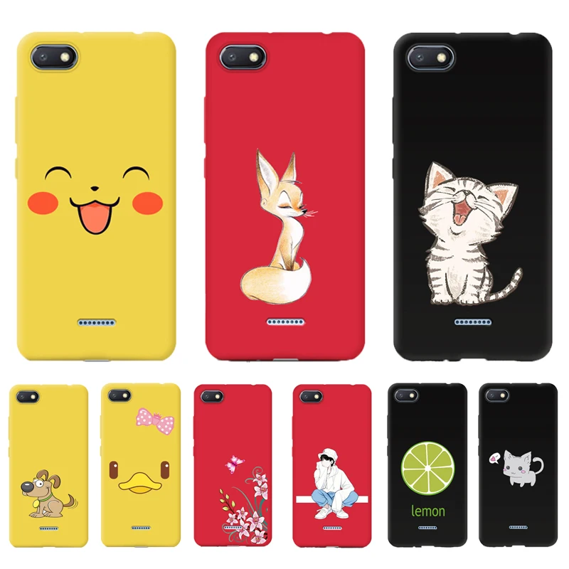 

Cartoon Soft Shell Phone Cases For Xiaomi Redmi 4A 4X 5 Plus Phone Cover For Redmi Note 6 4X Half-wrapped Case For Redmi5