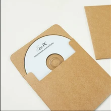 50 шт./лот Новое поступление! Ретро квадратный крафт CD-упаковка сумки 250 г крафт конверт Бумага сумки 12,8*12,8 см DIY Многофункциональный