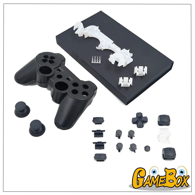 

Full Housing Case Shell +Full Button Accesories kits for Sony PS3 Full Set Shell Buttons for PS3 Game Controller