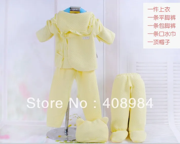 

5pcs /set newborn set Infants clothing set baby boys girls suits Toddlers Clothes