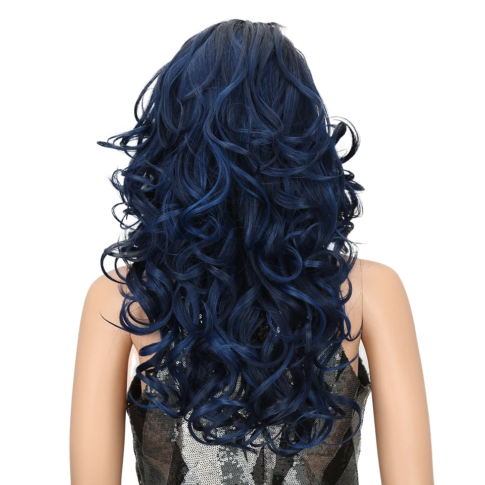 Волшебные волосы 2" Длинные свободные волнистые красный коричневый парик синтетический парик для черных женщин парик термостойкие волокна волос 19 цветов