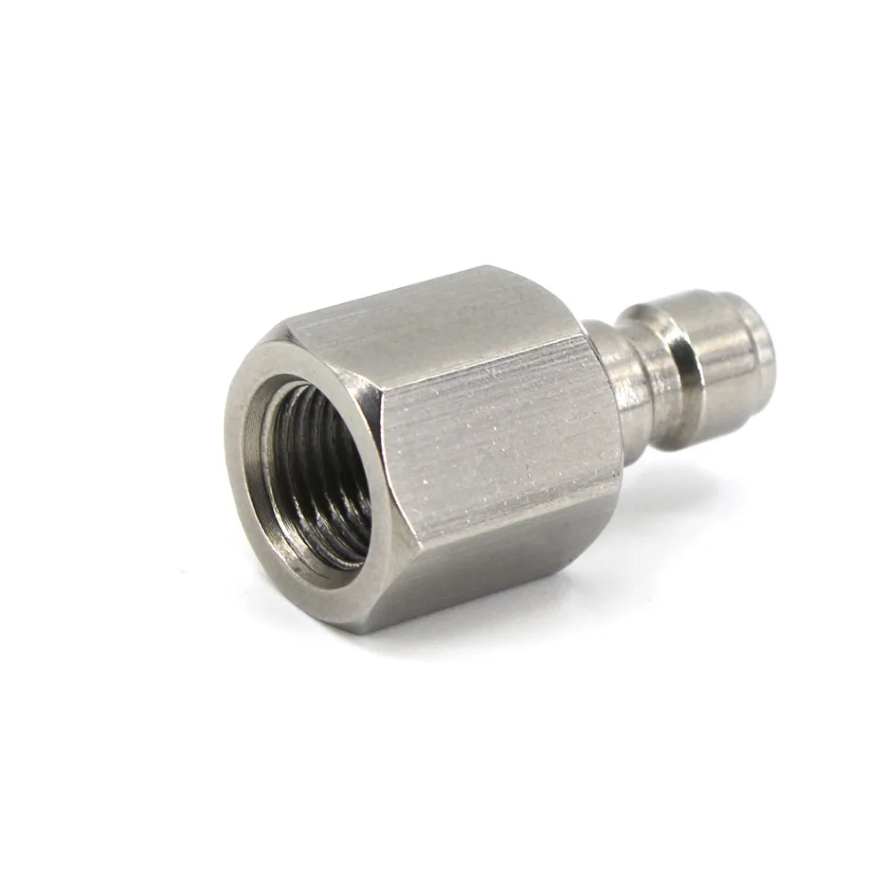 PCP ВВС Пейнтбол нержавеющая сталь Quick Coupler фурнитура для соединителя 1/8 BSPP 1/8NPT M10x1 8