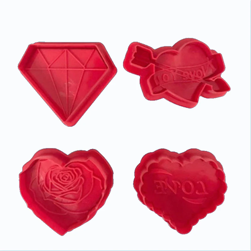 

Wedding Biscuits Fondant Cake Cookie Biscuit Cutter Decorating Mould Pastry Baking Tools Chocolate Mold Kitchen Pastry Tools