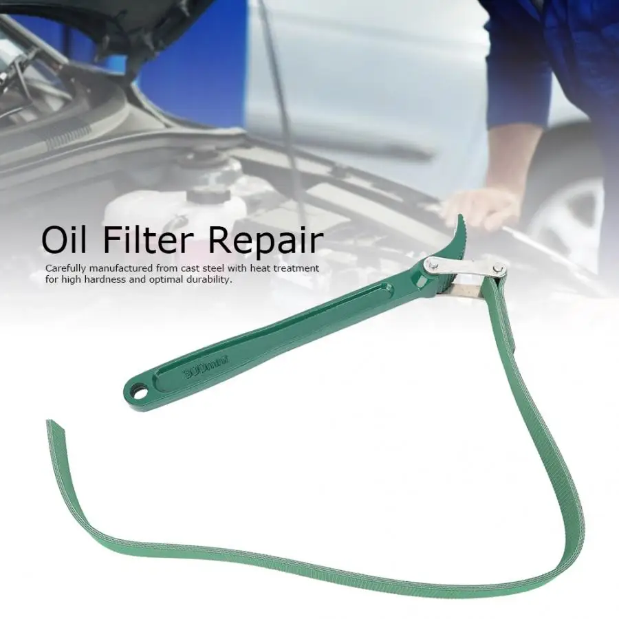 

Belt Type Oil Filter Wrench Remover Non-slip Car Repair Spanner Removal Hand Tool Car Accessories 12 Inch