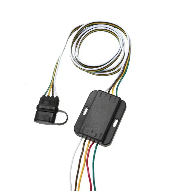 4 pin 12v us trailer hitch wiring tow harness power controller plug