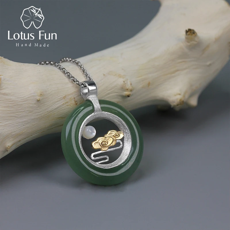 Lotus Fun реальные 925 серебро ручной работы Ювелирные украшения классический