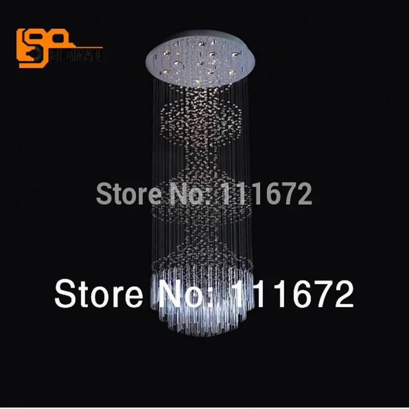 

special price large modern crystal chandelier for hall lobby stair chandelier