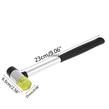 Двусторонний мягкий на ощупь молоток резиновый молоток кожаный DIY инструмент 25 мм MAR7_30